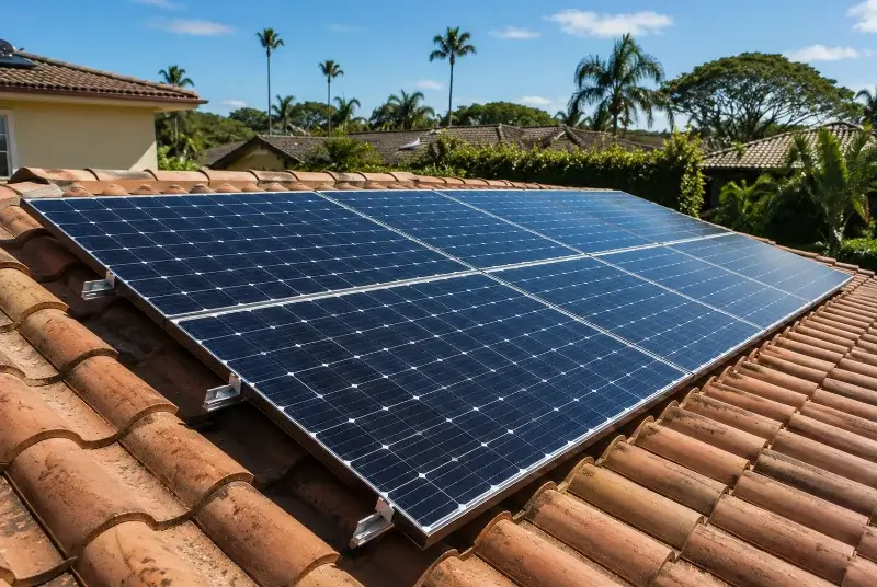 Installation de panneaux solaires à Rouffiac